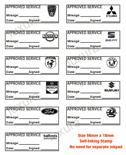 Kfz servicestempel garage - kfz,