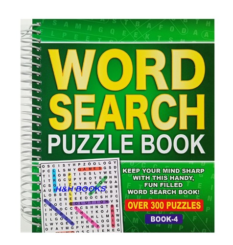 Wordsearch puzzle book spiral - wordsearch,