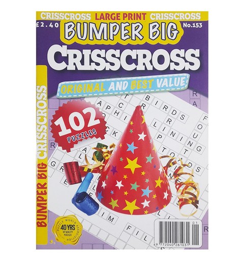Bumper big crisscross puzzle - big,