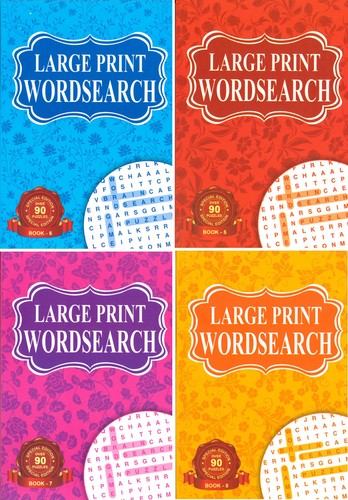 Large print wordsearch - 4, x
