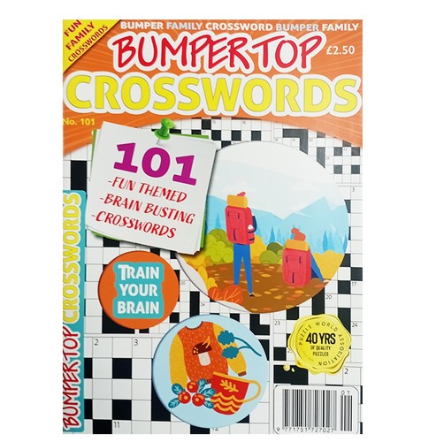 Bumper crossword puzzle - crossword, book