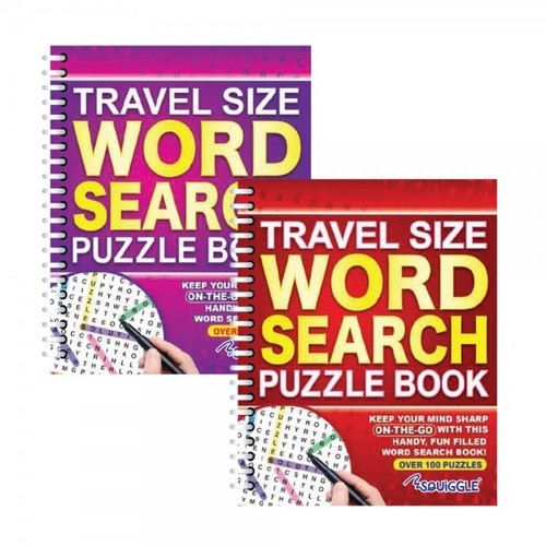 Spiral bound wordsearch - x,