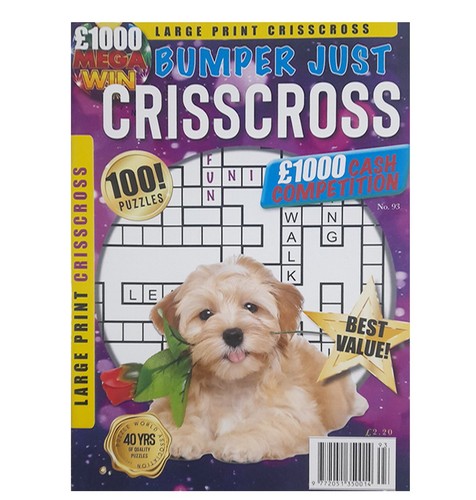 Bumper criscross puzzle - criscross,