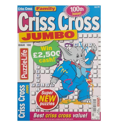 Jumbo crisscross puzzle - crisscross,