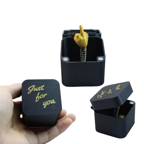 Mittelfinger box pop up - in,