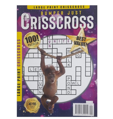 Bumper criscross puzzle book - criscross,